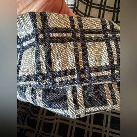 Ace & Jig NWT Willard Pant Tourist Culottes Blue Plaid Grid Windowpane pattern - Picture 13 of 14